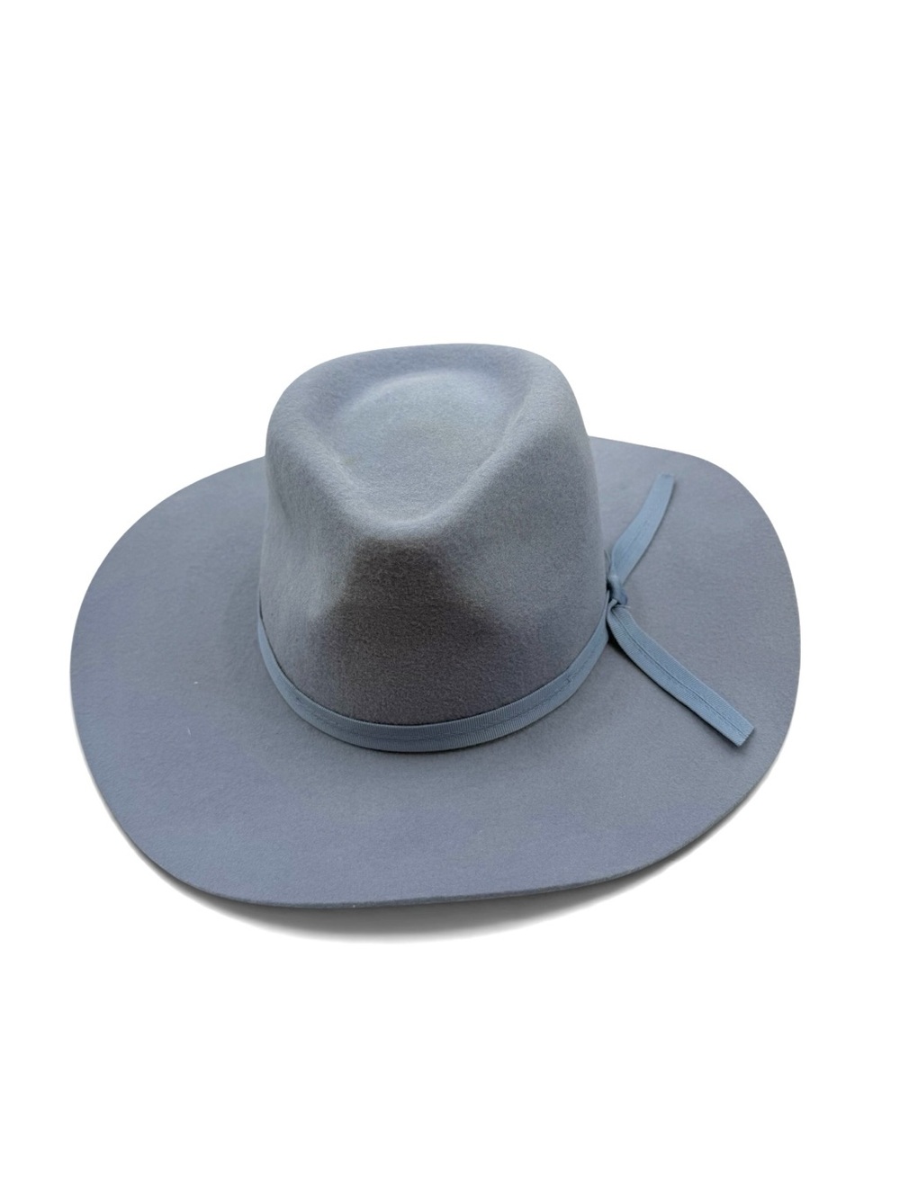 C.C Steel Blue Wide Brim Rancher Hat NWT Wool Feel
